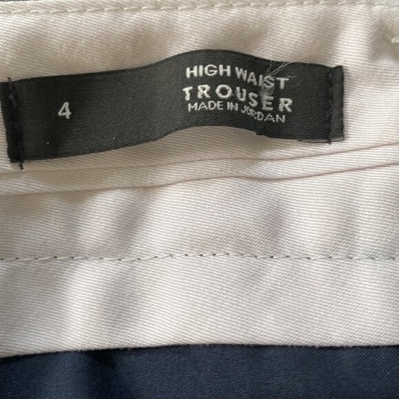 Loft Houndstooth High Waist Straight Wide Leg Trousers Soft Stretchy Academy - Picture 9 of 14